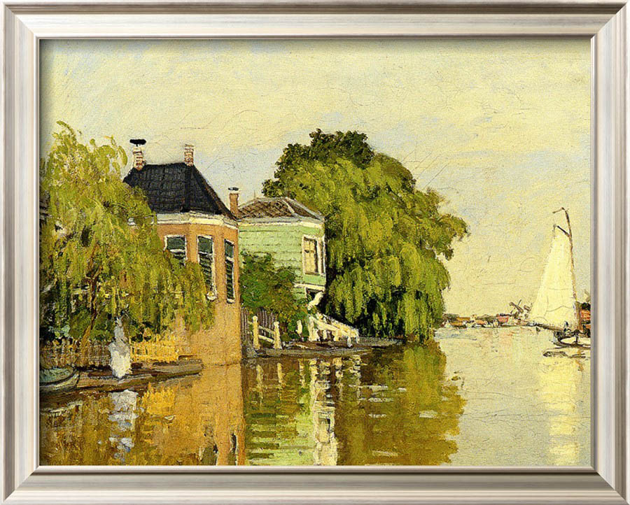 Landscape at Zaandam IV - Claude Monet Paintings